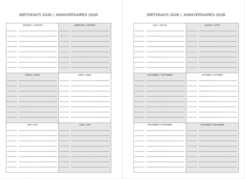 2026 Daily Planner – Exclusive Soft Cover with Clasp (Black)