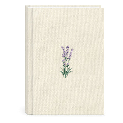 Delicate Lavender Cream Fabric Journal - Lemon And Lavender Toronto
