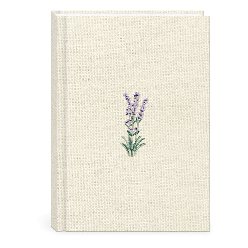 Delicate Lavender Cream Fabric Journal - Lemon And Lavender Toronto
