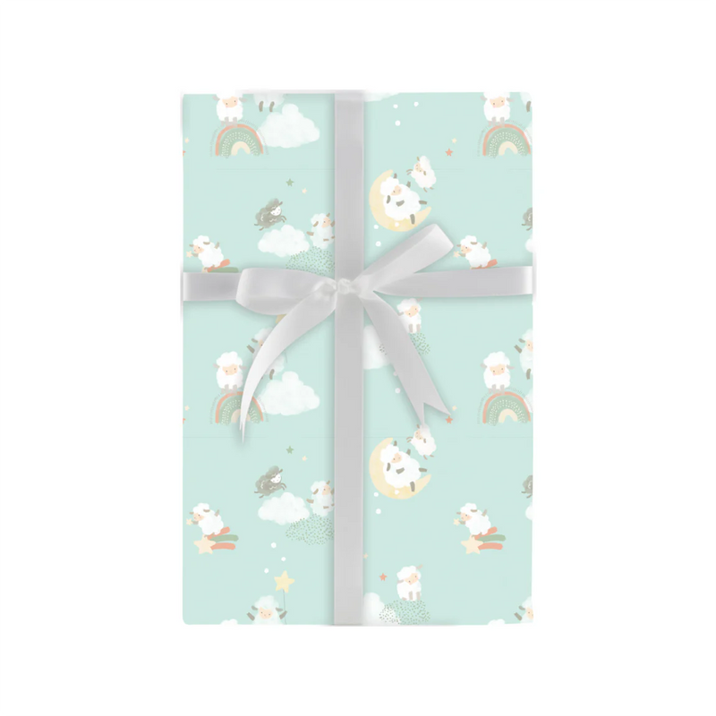 Counting Sheep Baby Gift Wrap Roll - 5ft