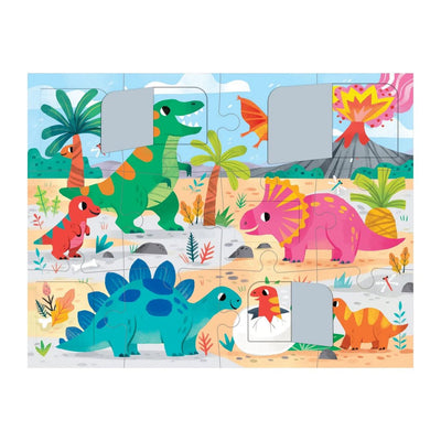 Dino Park 12 Piece Lift the Flap Puzzle - Lemon And Lavender Toronto