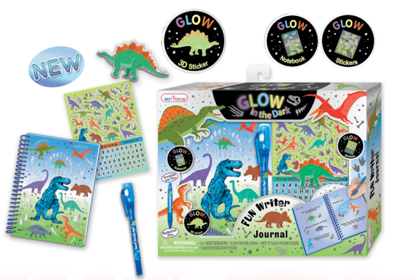 Dinosaur Glow In the Dark Fun Writer - Lemon And Lavender Toronto