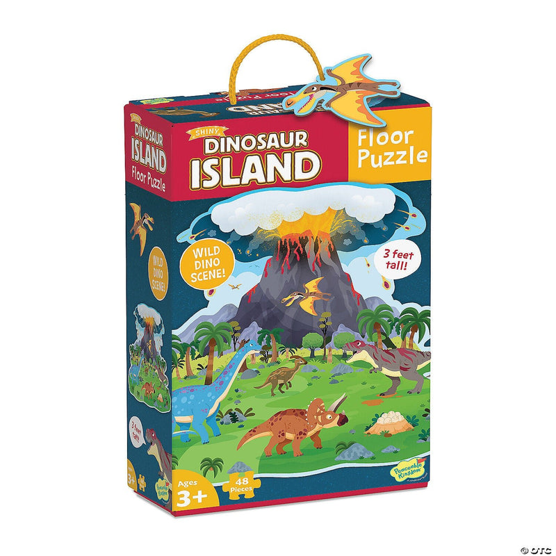 Dinosaur Island Floor Puzzle - Lemon And Lavender Toronto