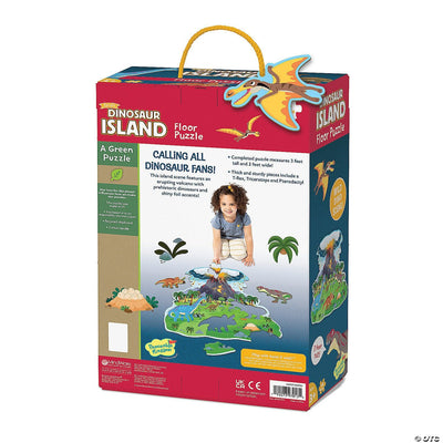 Dinosaur Island Floor Puzzle - Lemon And Lavender Toronto