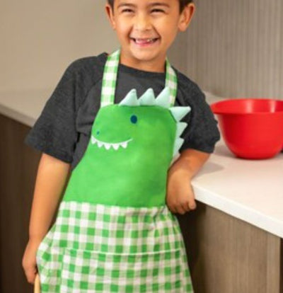 Dinosaur- Kid's Apron - Lemon And Lavender Toronto