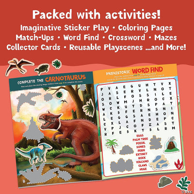 Dinosaur Sticker Activity Book - Lemon And Lavender Toronto