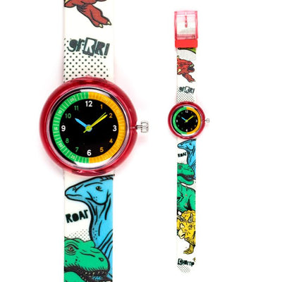 Dinosauria Kids Analogue Watch - Lemon And Lavender Toronto