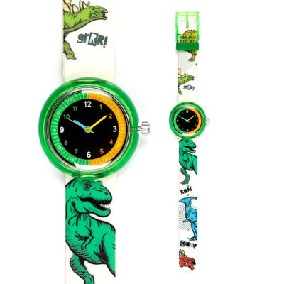 Dinosauria Kids Analogue Watch - Lemon And Lavender Toronto