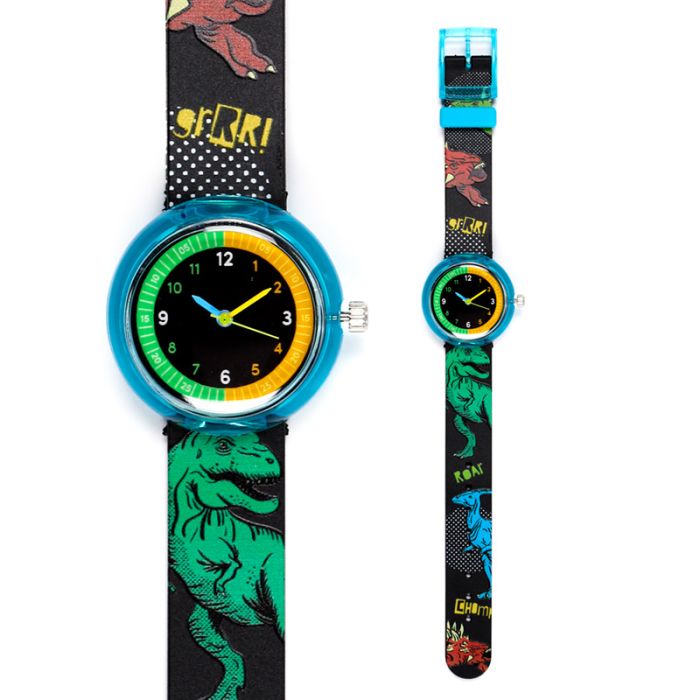 Dinosauria Kids Analogue Watch - Lemon And Lavender Toronto