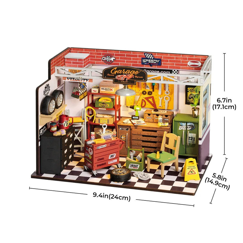 DIY Miniature House Kit - Garage Workshop - Lemon And Lavender Toronto