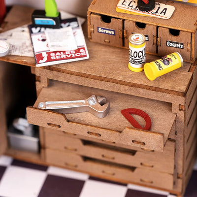 DIY Miniature House Kit - Garage Workshop - Lemon And Lavender Toronto