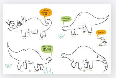 Doodling Dinosaurs: Mini Usborne - Lemon And Lavender Toronto