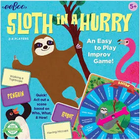 Sloth in a Hurry Action Board Game