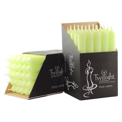 Dripless Taper Candle - Pastel Green - Lemon And Lavender Toronto