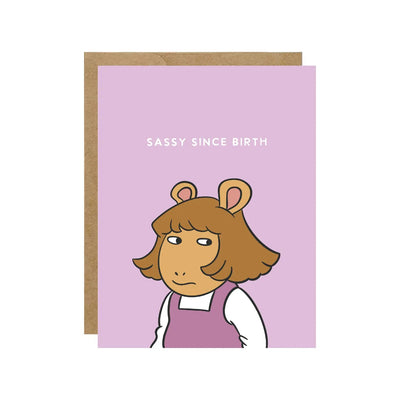 Dw Sassy Since Birth Birthday Card - Lemon And Lavender Toronto