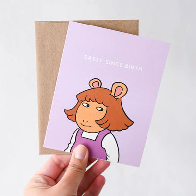 Dw Sassy Since Birth Birthday Card - Lemon And Lavender Toronto