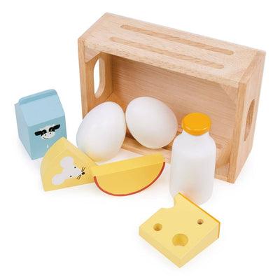 Wooden Dairy Crate Toy - Montessori