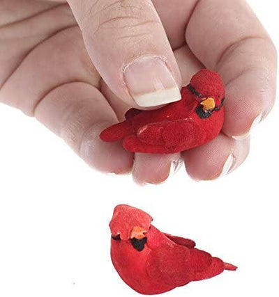 Miniature Red Cardinal Bird - Sold Individually