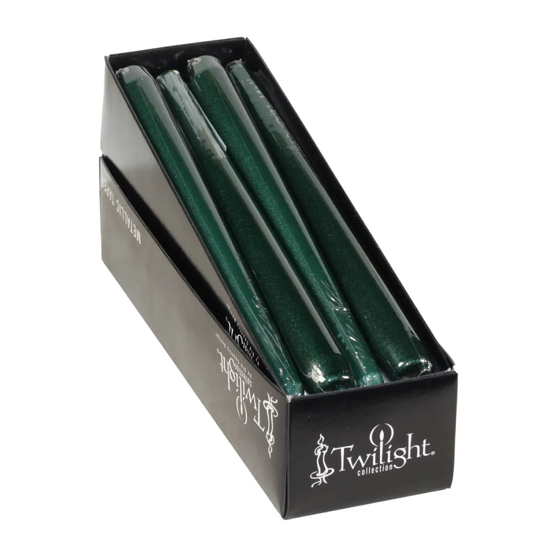 10 Inch Metallic Taper Candle - SOLD INDIVIDUALLY