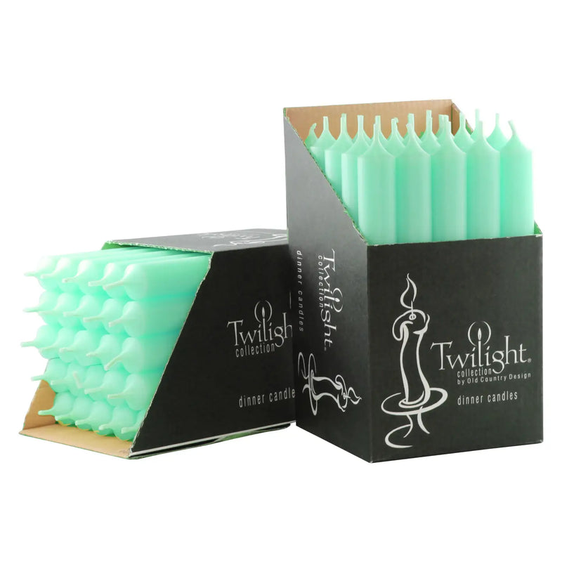 Dripless Taper Candle-Mint Green