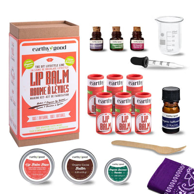 Earthy Good DIY Lip Balm Kit - Made in Canada - Lemon And Lavender Toronto