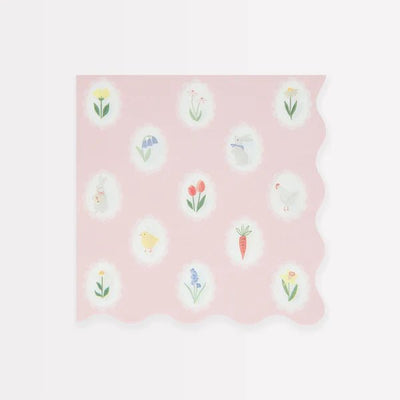 Easter Cameo Large Napkins - Meri Meri - Lemon And Lavender Toronto