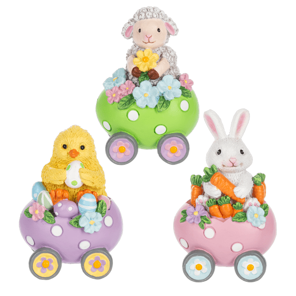 Easter Egg Car Figurines - Lemon And Lavender Toronto