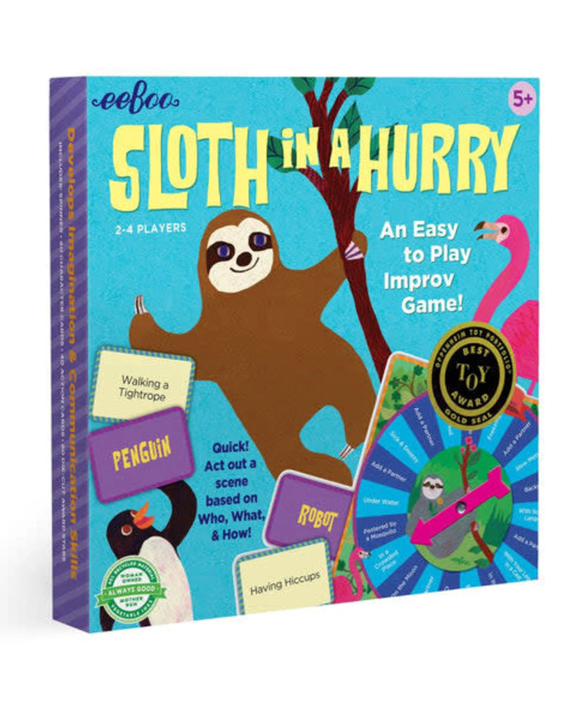 Sloth in a Hurry Action Board Game