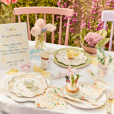 Elegant Floral Side Plates - Lemon And Lavender Toronto