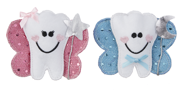 Tooth Fairy Pillow -Pink or Blue