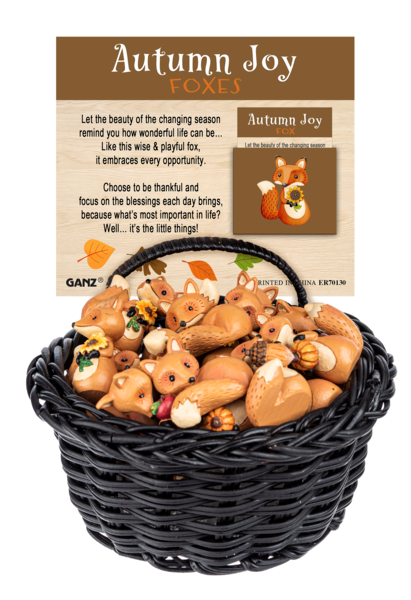 Autumn Joy Fox Charm
