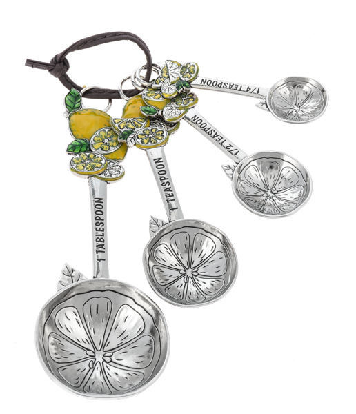 Measuring Spoons - Lemon Slices (4 pc. set)