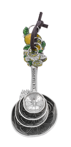 Measuring Spoons - Lemon Slices (4 pc. set)
