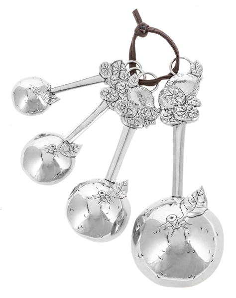 Measuring Spoons - Lemon Slices (4 pc. set)