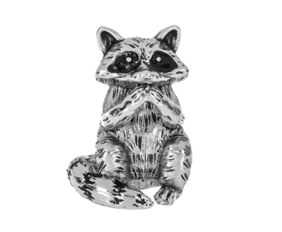The Clever Raccoon Charm