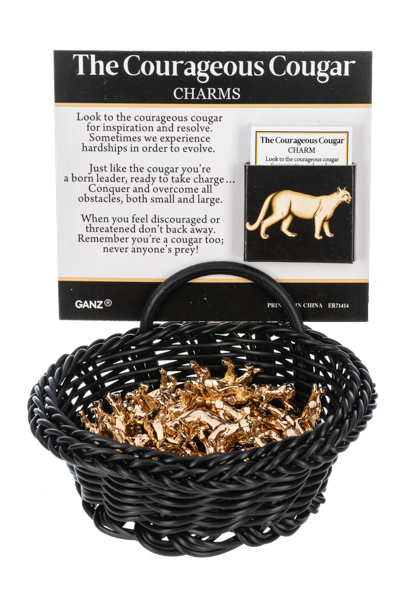 The Courageous Cougar Charm
