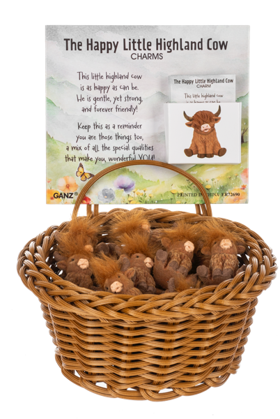 The Happy Little Highland Cow Charm