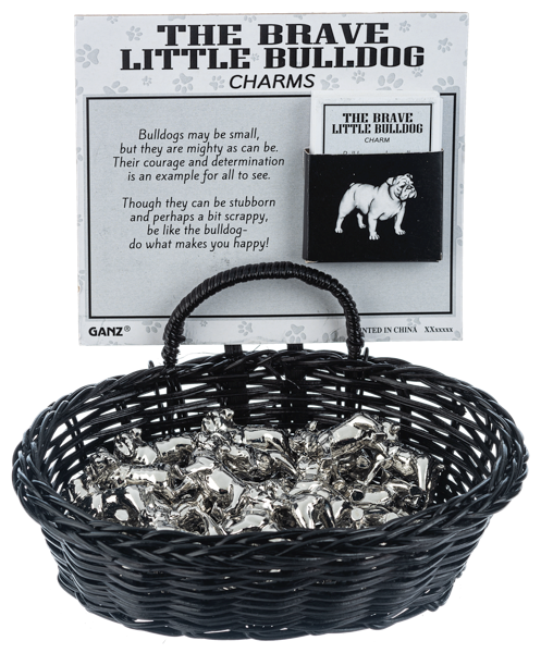 The Brave Little Bulldog Charm