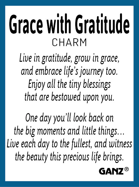 Grace with Gratitude Charm