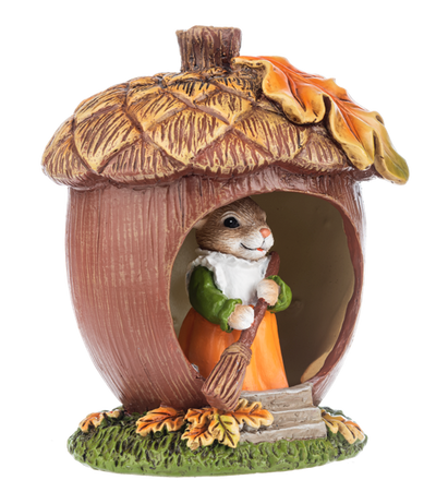 Panoramic Acorn Figurine