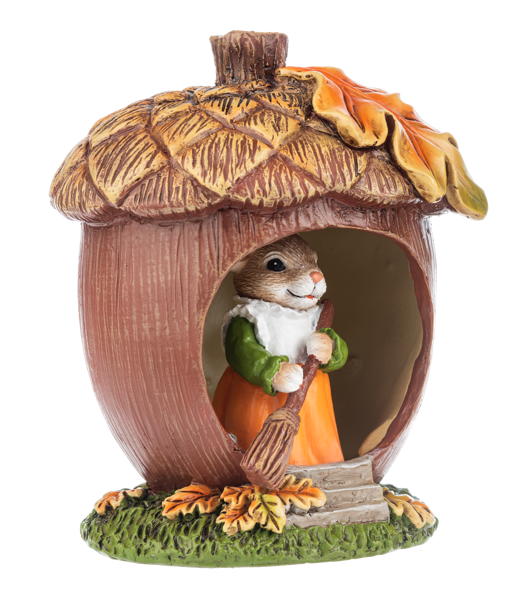 Panoramic Acorn Figurine