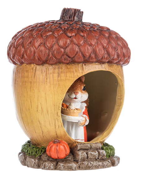 Panoramic Acorn Figurine