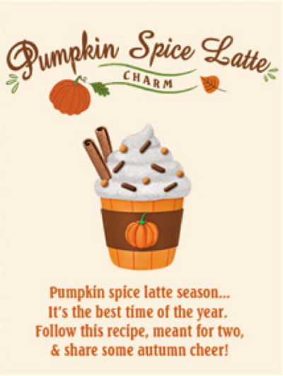 Pumpkin Spice Latte Charm