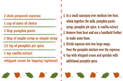 Pumpkin Spice Latte Charm