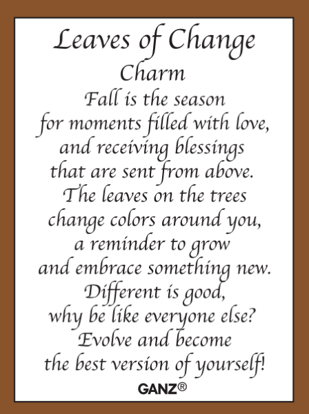 Leaves of Change Charm