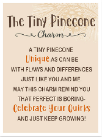 The Tiny Pine Cone Charm
