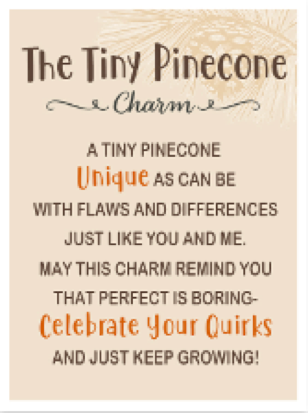 The Tiny Pine Cone Charm