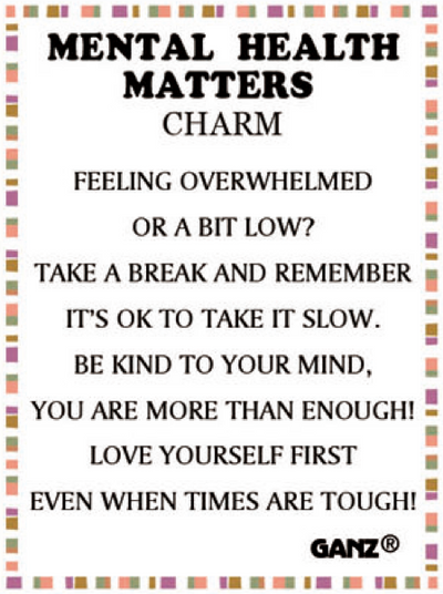 Mental Health Matters Spinning Charm