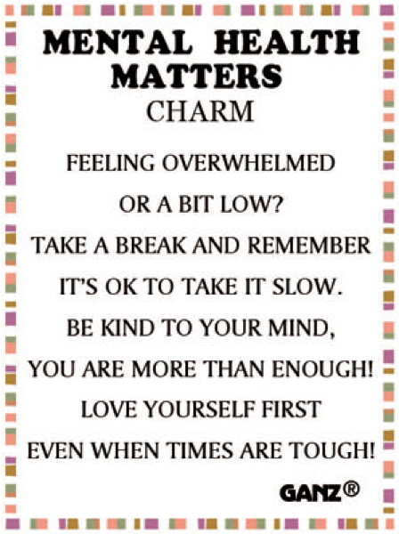 Mental Health Matters Spinning Charm