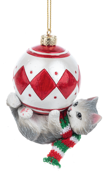 Meowy Christmas Ornament